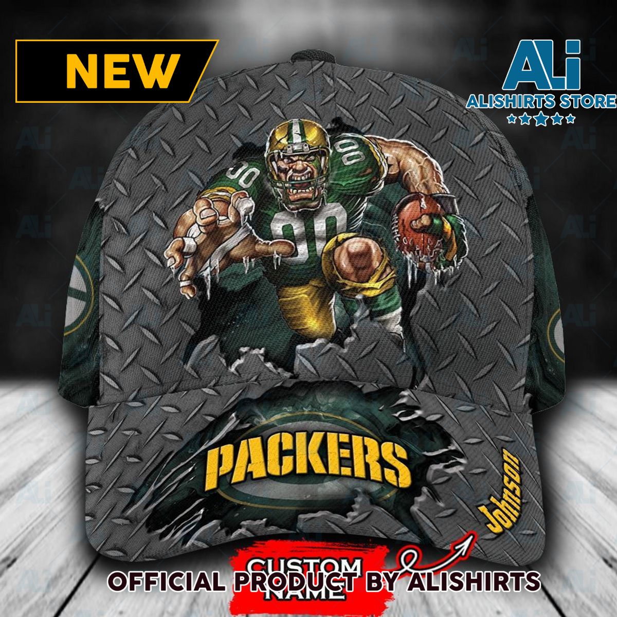 Personalized Green Bay Packers Mascot Classic Cap