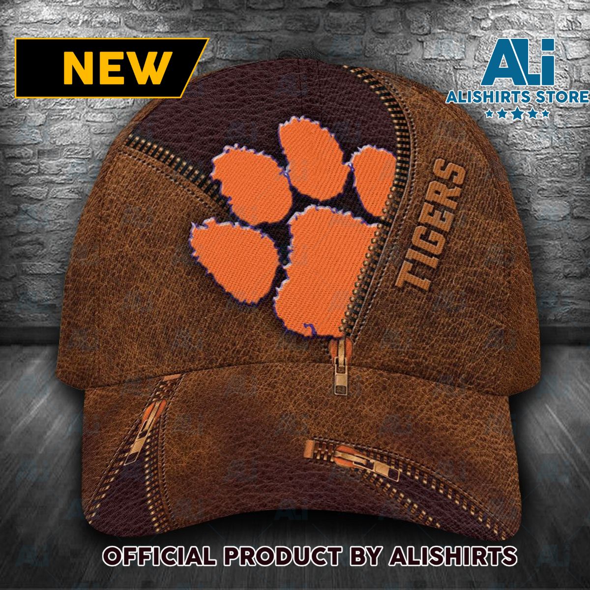 Personalized Clemson Tigers Zip Classic Cap