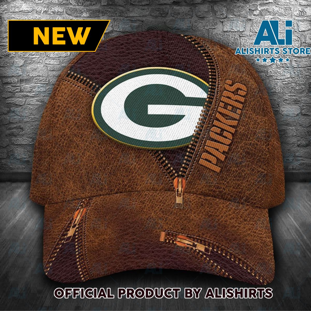 Personalized Green Bay Packers Zip Classic Cap