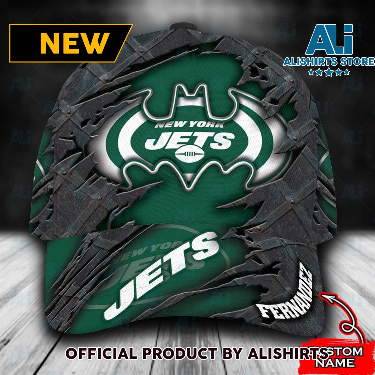 Personalized New York Jets Batman Classic Cap