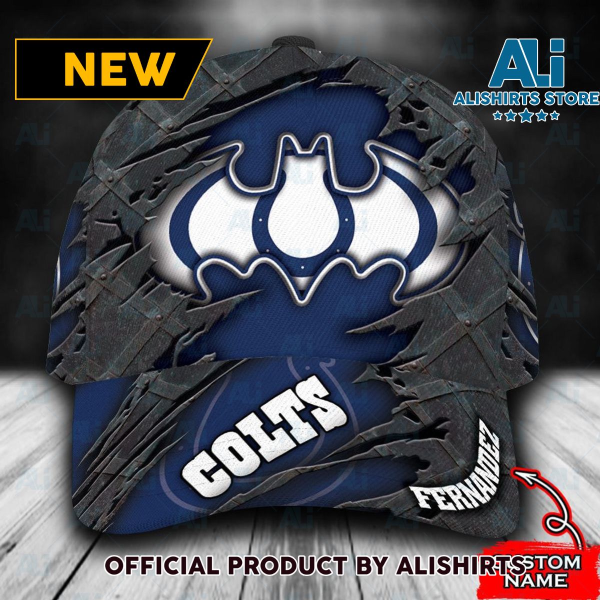 Personalized Indianapolis Colts Batman Classic Cap