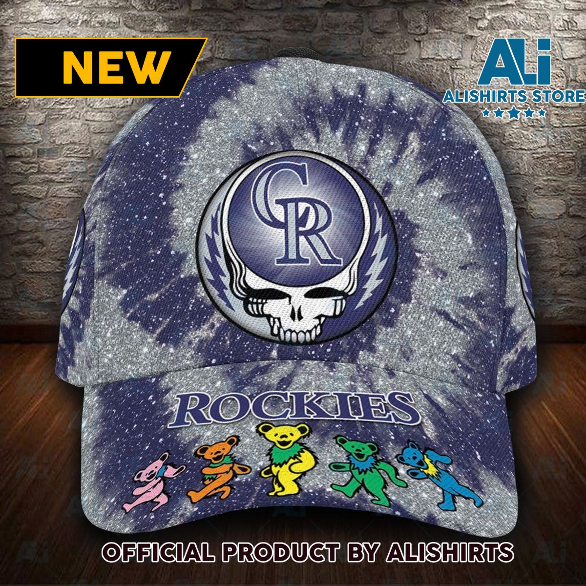 Colorado Rockies x Grateful Dead Classic Cap