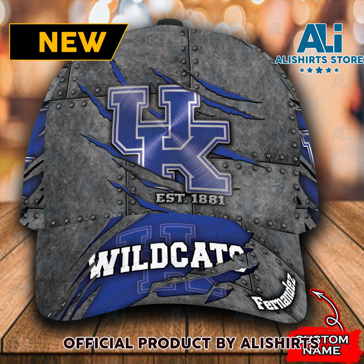 Personalized Kentucky Wildcats Classic Cap