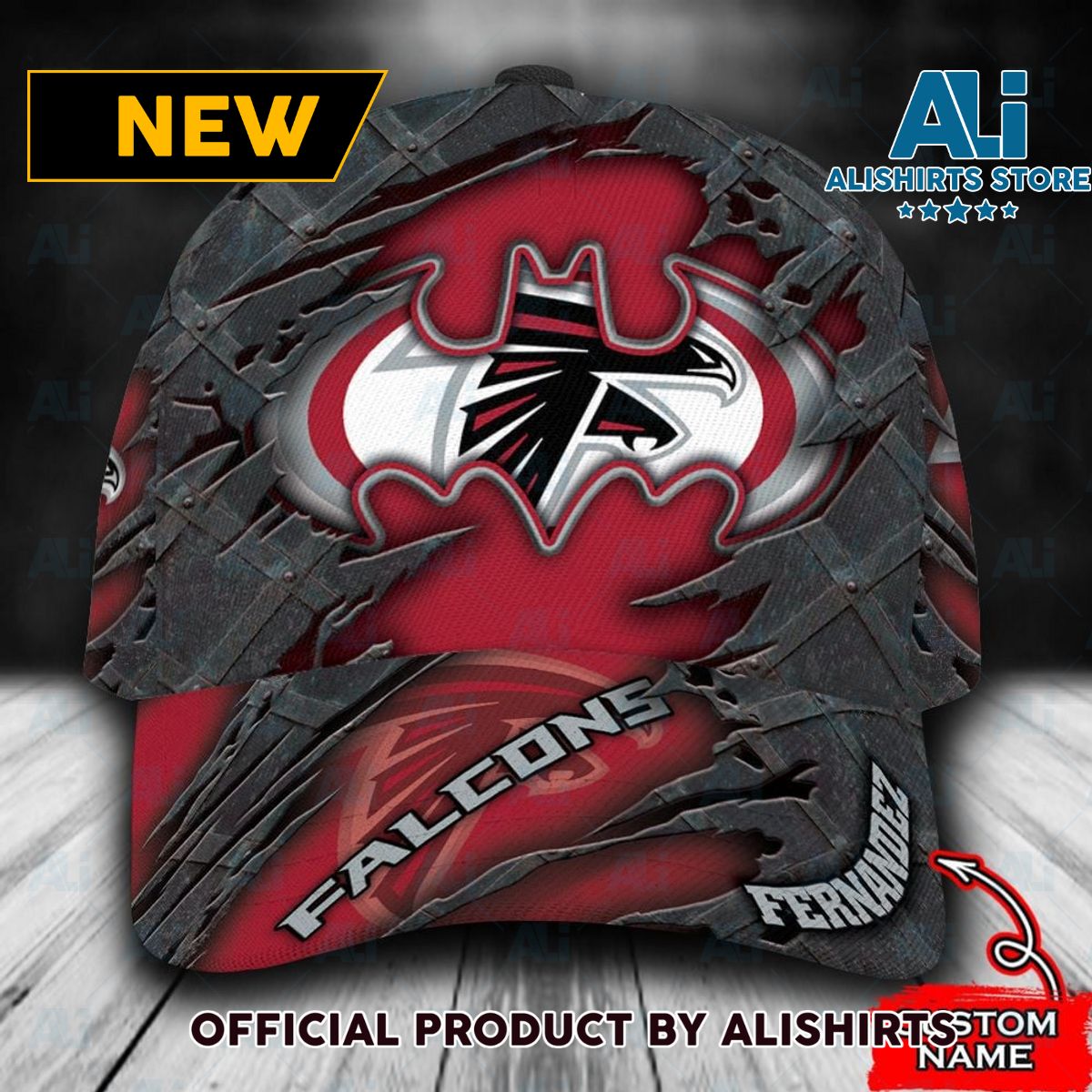 Personalized Atlanta Falcons Batman All Over Print 3D Classic Cap