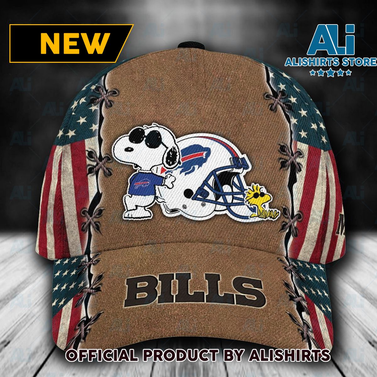 Personalized Buffalo Bills Snoopy Classic Cap