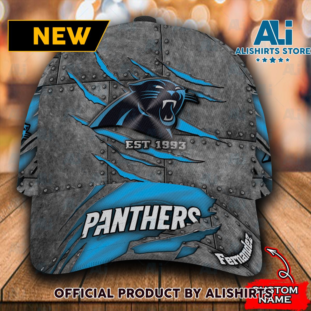 Personalized Carolina Panthers Classic Cap