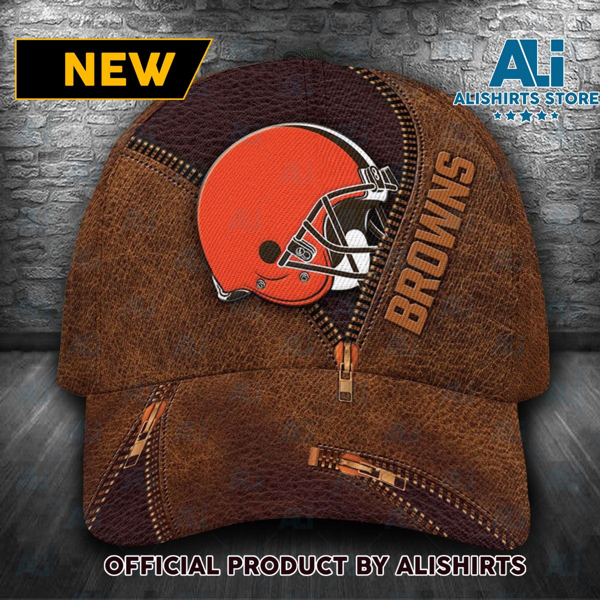 Personalized Cleveland Browns Zip Classic Cap