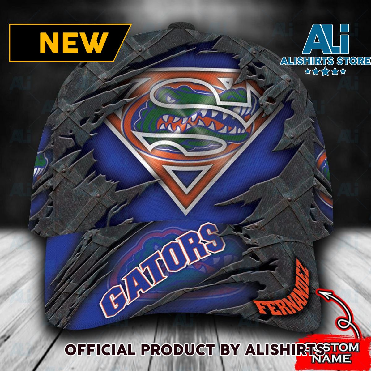 Personalized Florida Gators Superman Classic Cap