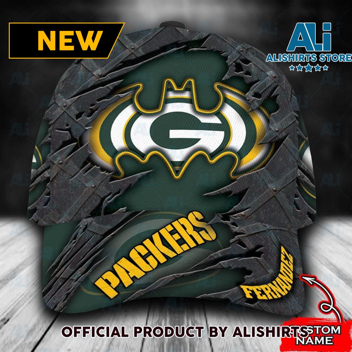 Personalized Green Bay Packers Batman All Over Print 3D Classic Cap