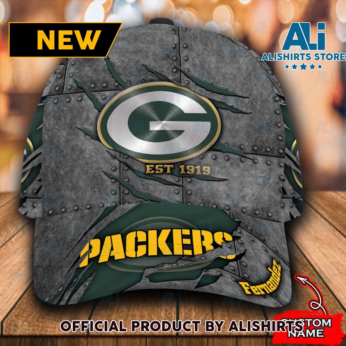 Personalized Green Bay Packers Classic Cap