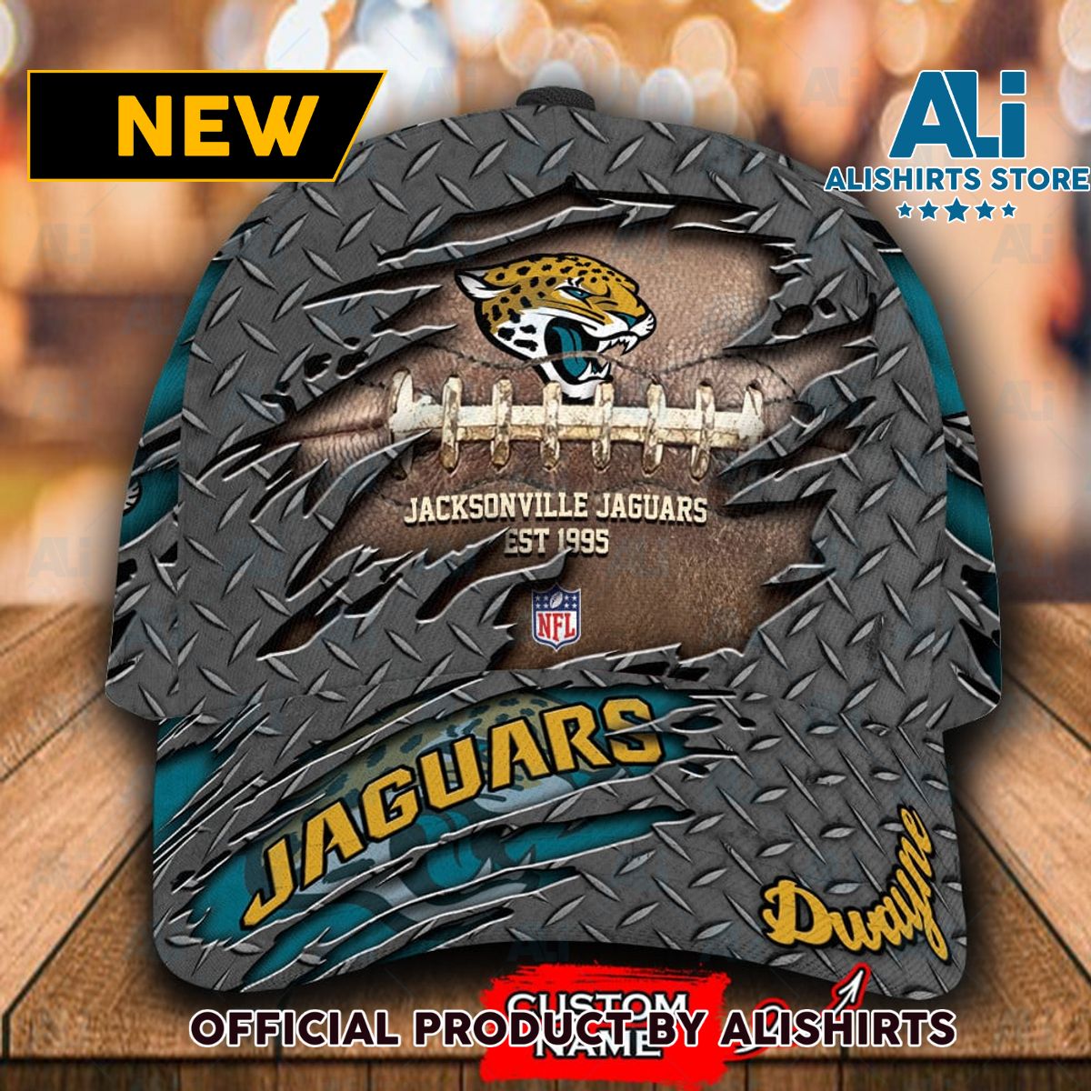 Personalized Jacksonville Jaguars All Over Print 3D Classic Cap