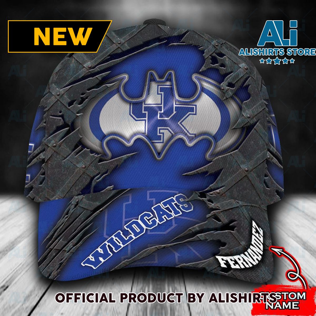 Personalized Kentucky Wildcats Batman Classic Cap