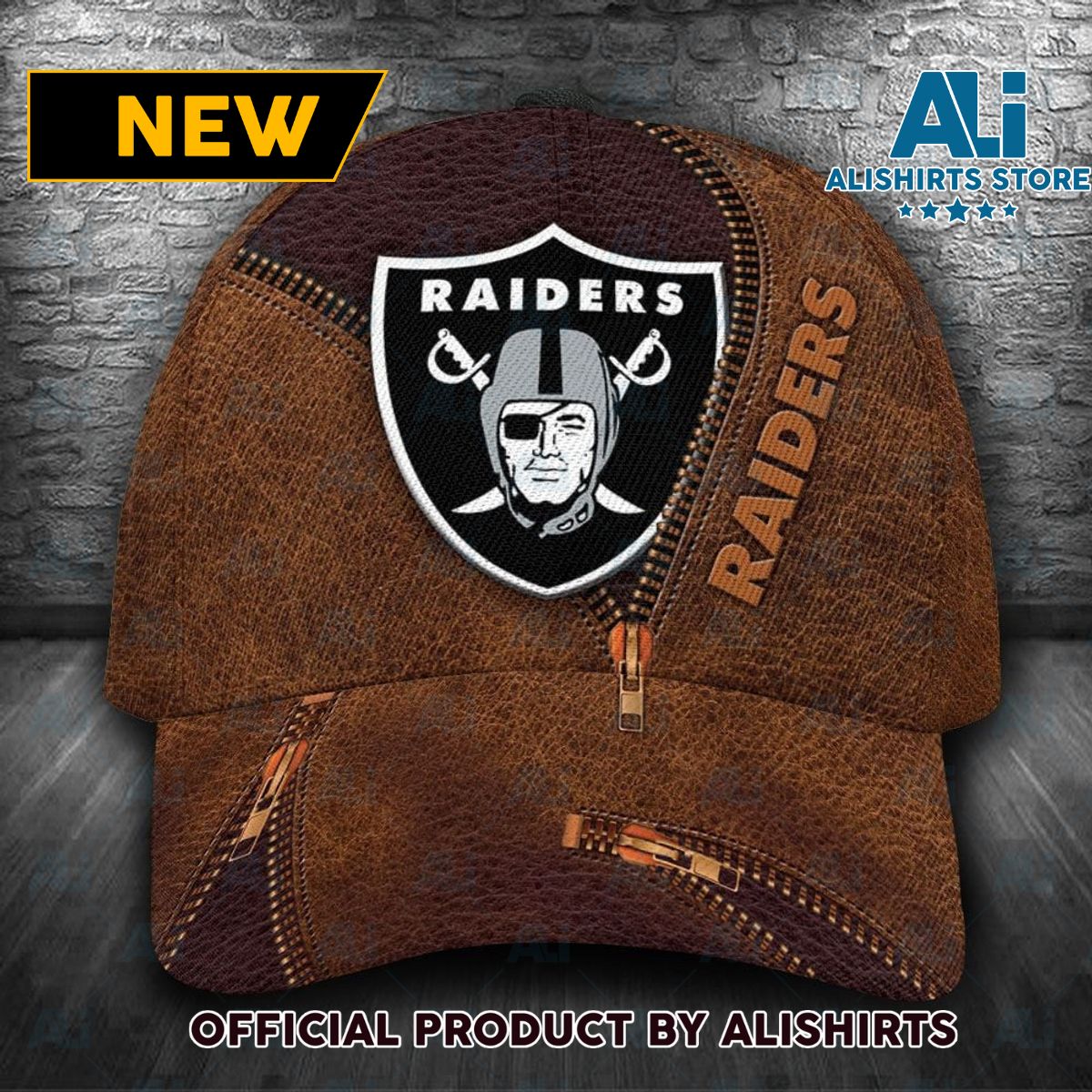 Personalized Las Vegas Raiders Zip All Over Print 3D Classic Cap