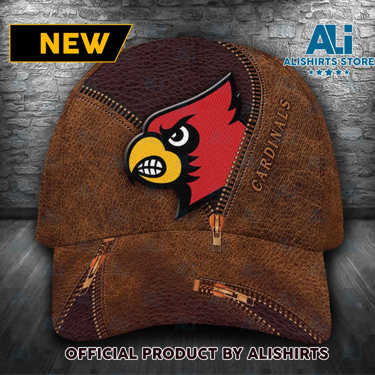 Personalized Louisville Cardinals Zip Classic Cap