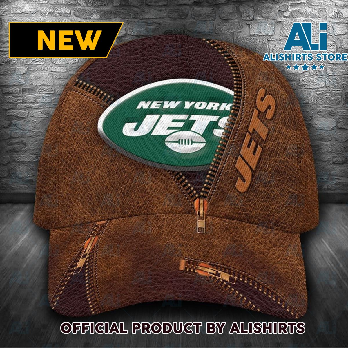 Personalized New York Jets Zip All Over Print 3D Classic Cap