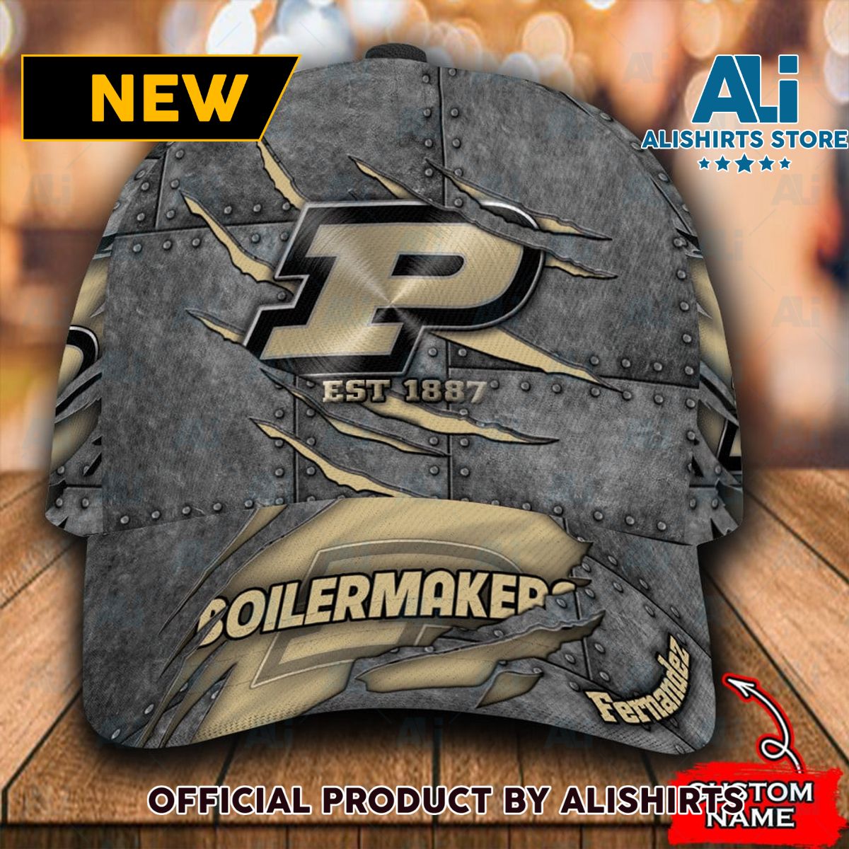 Personalized Purdue Boilermakers Classic Cap