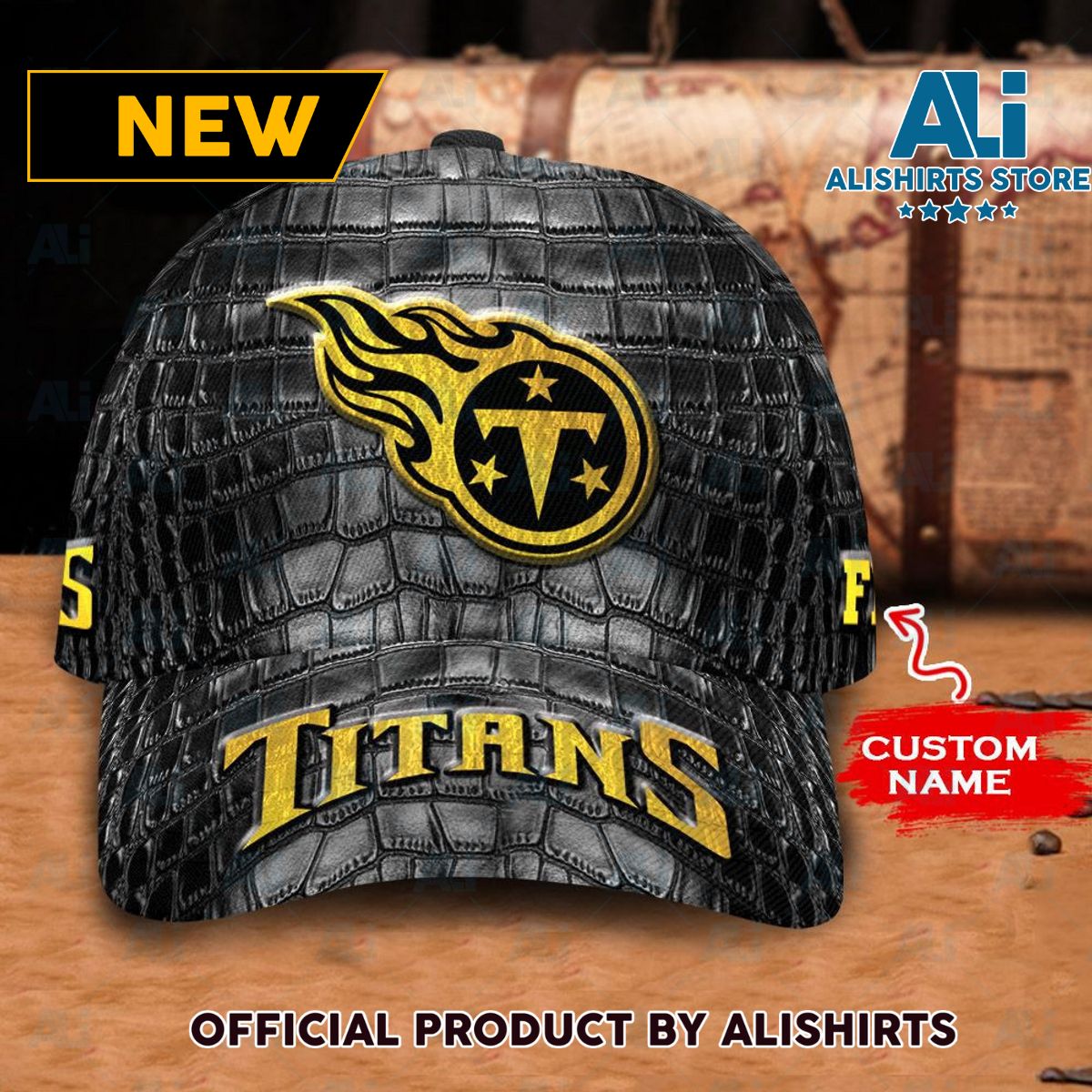 Personalized Tennessee Titans Crocodile Skin Pattern Classic Cap