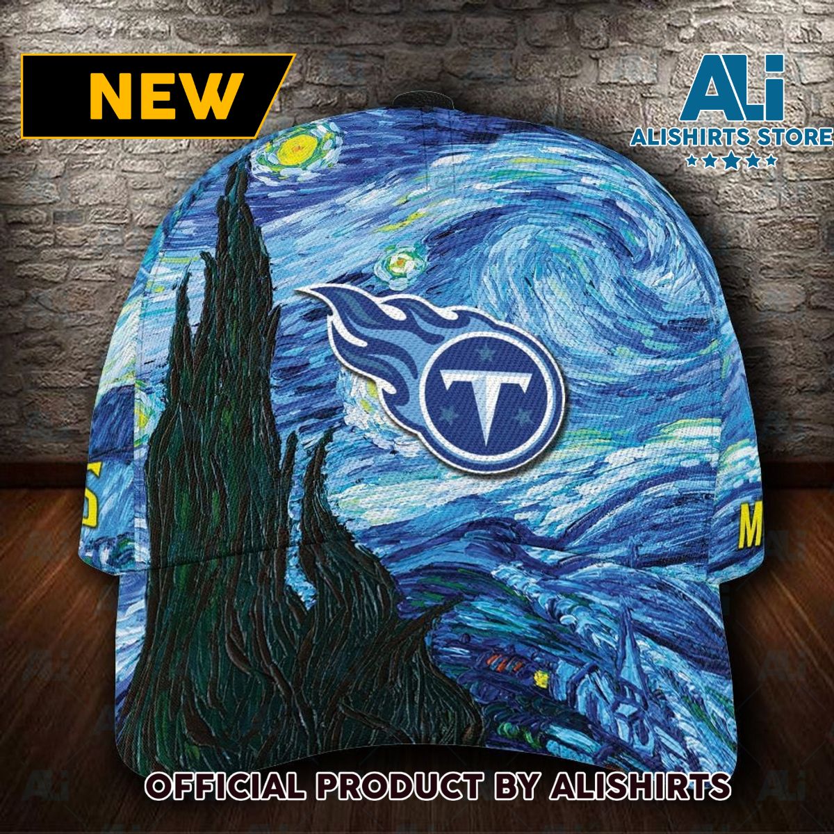 Personalized Tennessee Titans Van Gogh Classic Cap