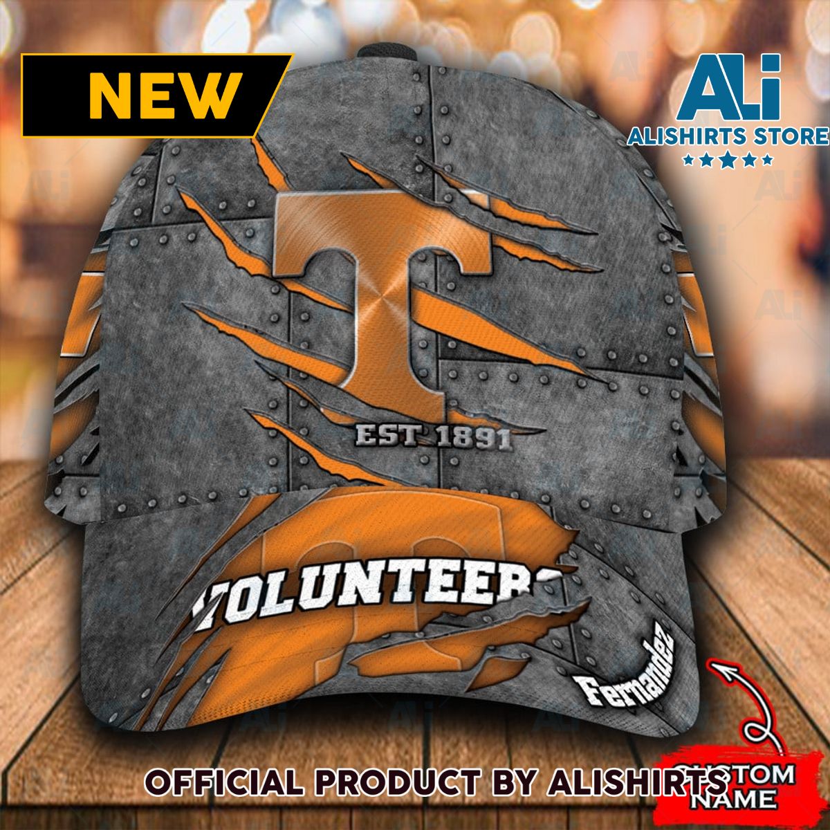 Personalized Tennessee Volunteers All Over Print 3D Classic Cap