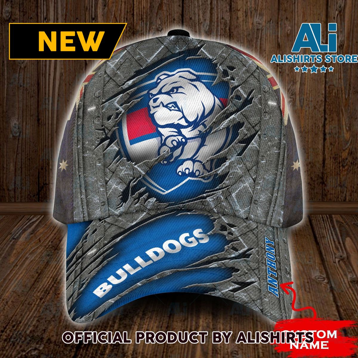 Personalized Western Bulldogs Aus Flag All Over Print 3D Classic Cap