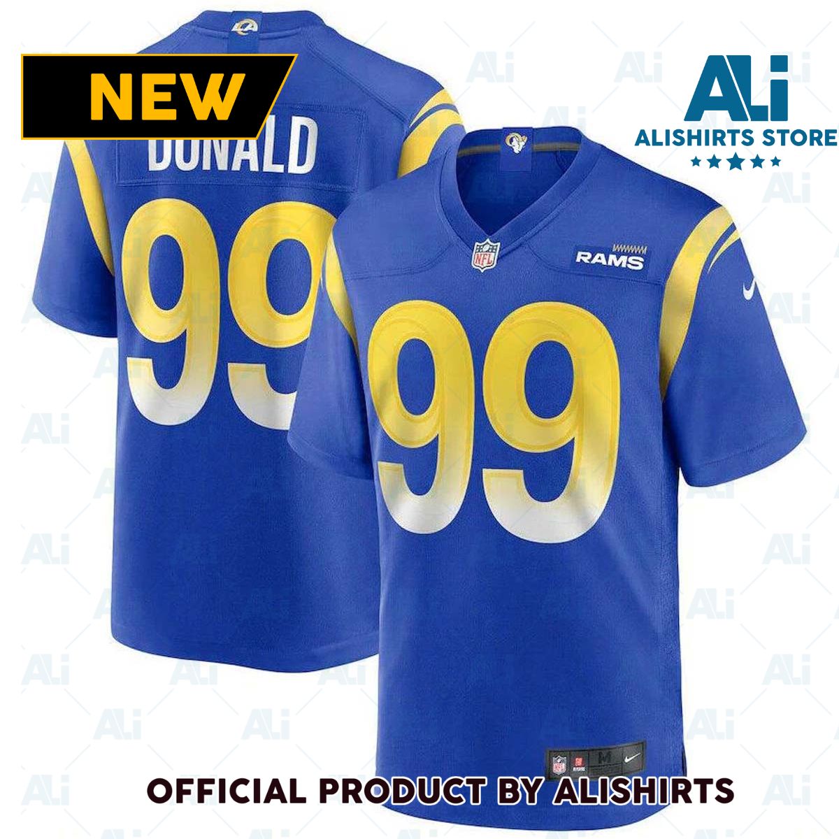 Nike Los Angeles Rams Aaron Donald  99 Game NFL Football Jersey
