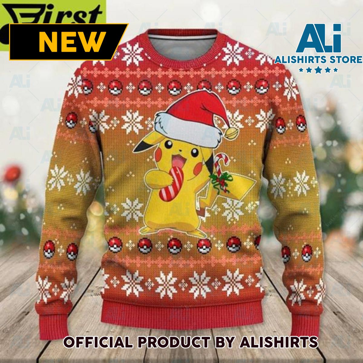 Pokemon Christmas Sweater Pikachu Best Ugly Christmas Sweaters 3D For Christmas