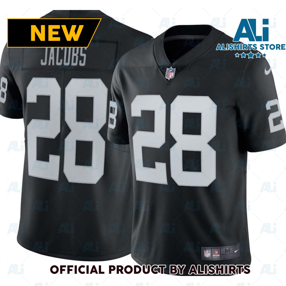 Nike Las Vegas Raiders Josh Jacobs  28 Limited NFL Football Jersey