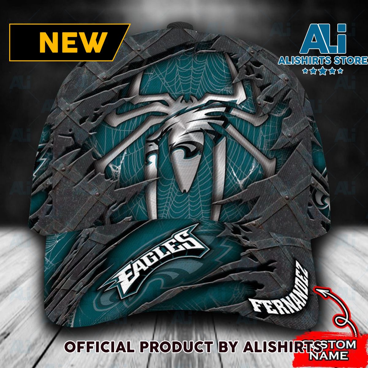 Personalized Philadelphia Eagles Spider Man Classic Cap