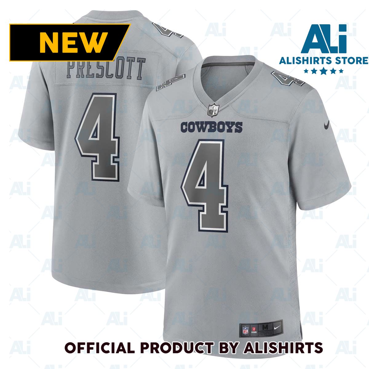 Nike Dallas Cowboys Dak Prescott  4 Atmosphere NFL Football Jersey