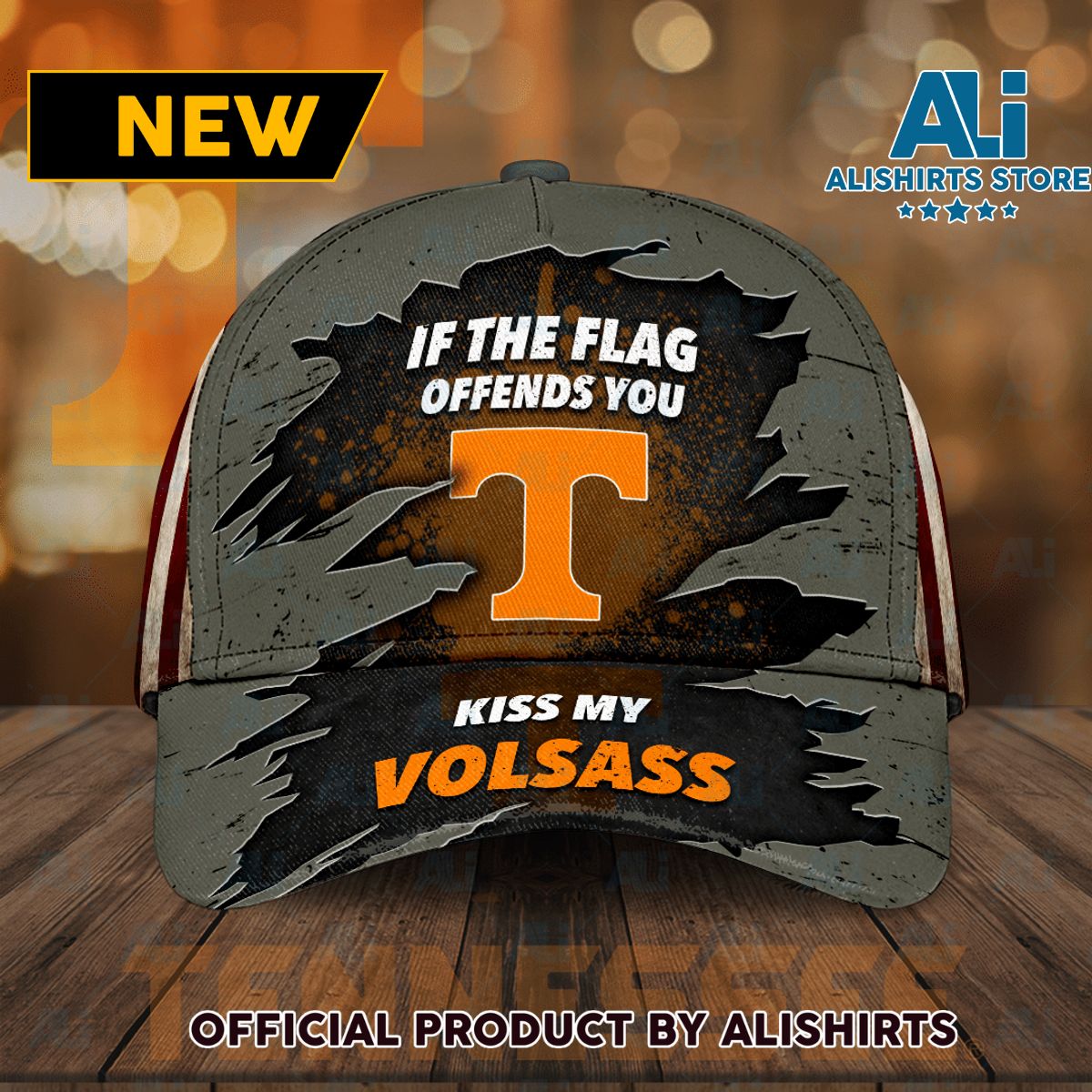 Tennessee Volunteers If The Flag Offends You Kiss My Volsass Classic Baseball Cap
