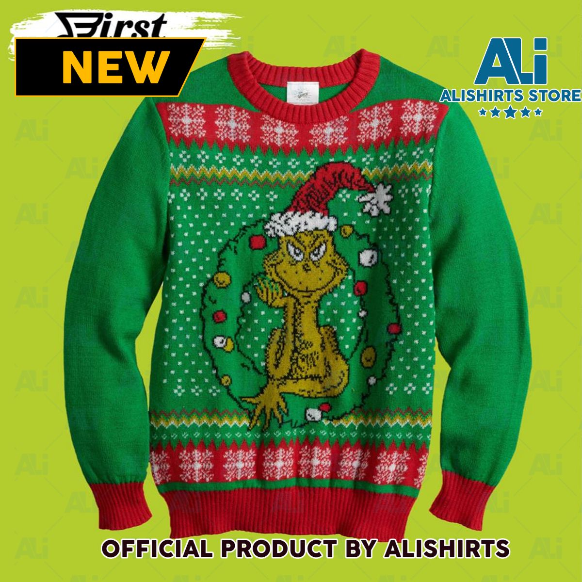 The Grinch Who Stole Christmas Grinch Ugly Christmas Sweater Merry Xmas