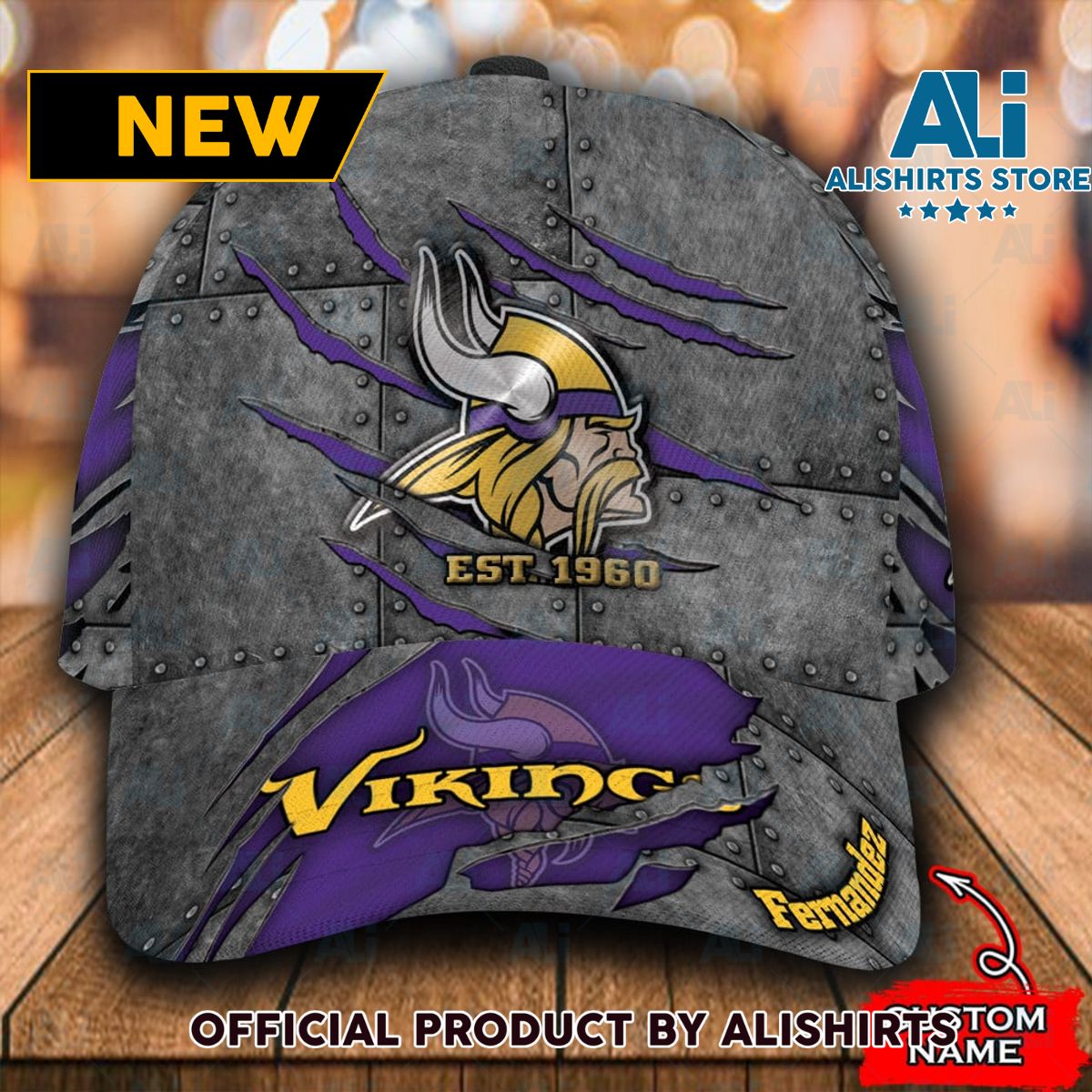 Personalized Minnesota Vikings Classic Cap