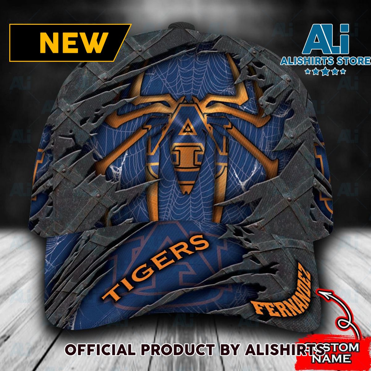 Personalized Auburn Tigers Spiderman Classic Cap