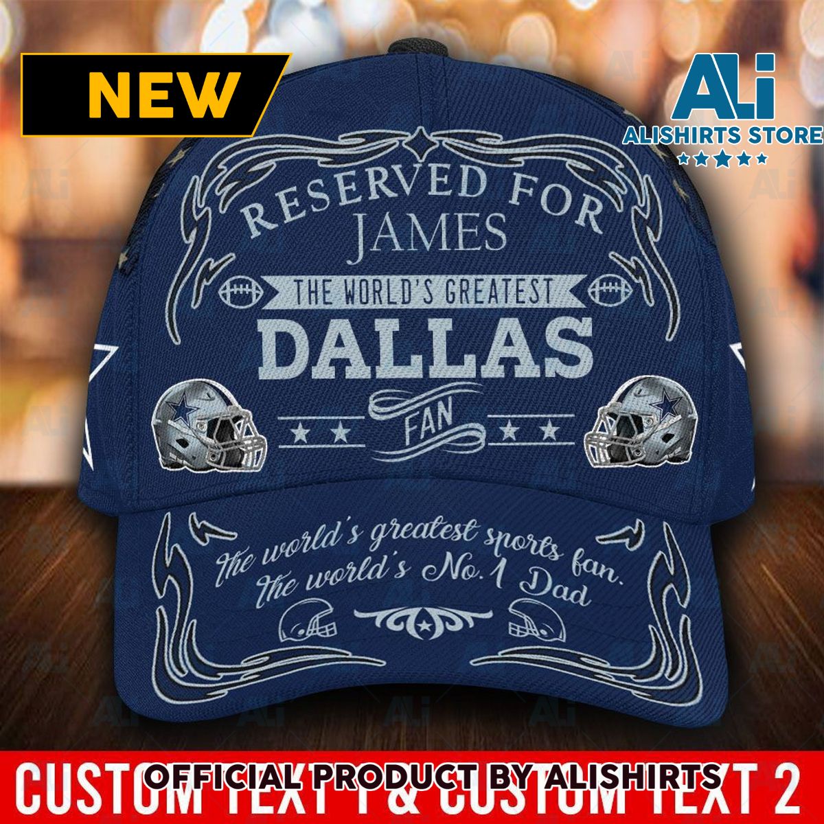 Personalized Dallas Cowboys World Greatest Fan Classic Cap