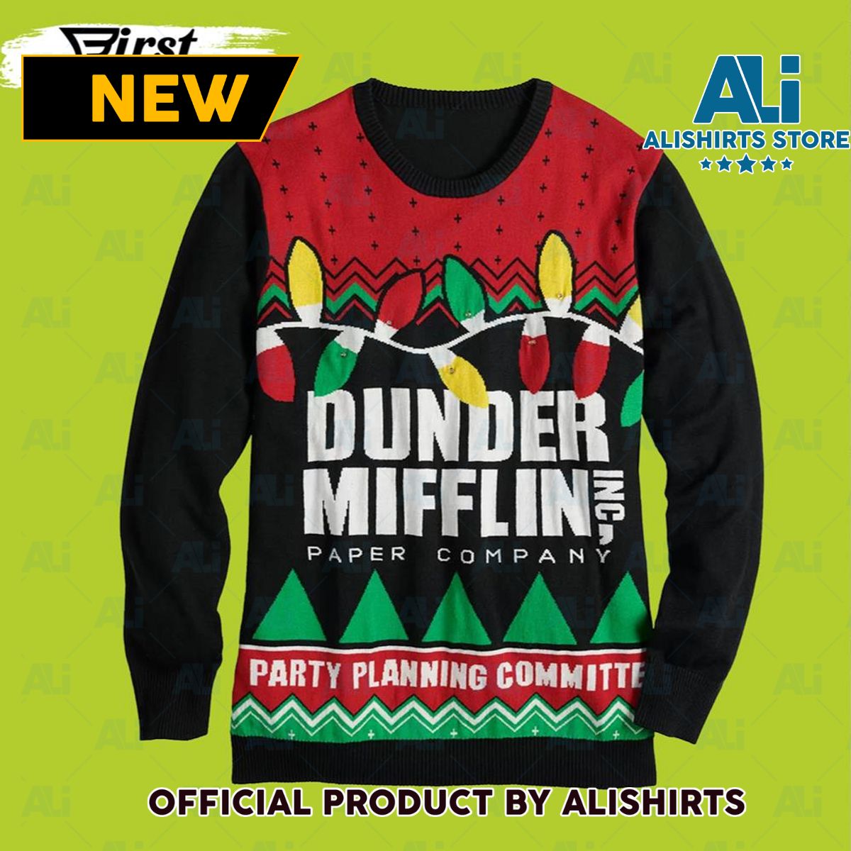 The Office Dunder Mifflin Lightup The Office Ugly Christmas Sweater