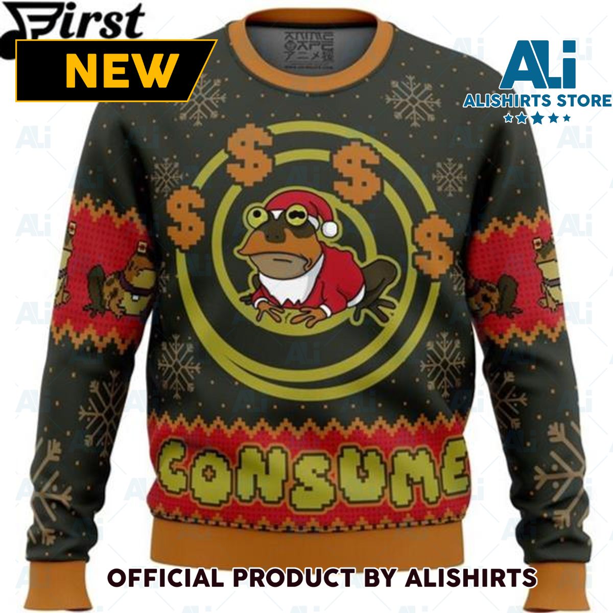 Anime Sweater Consume Futurama Ugly Christmas Sweater