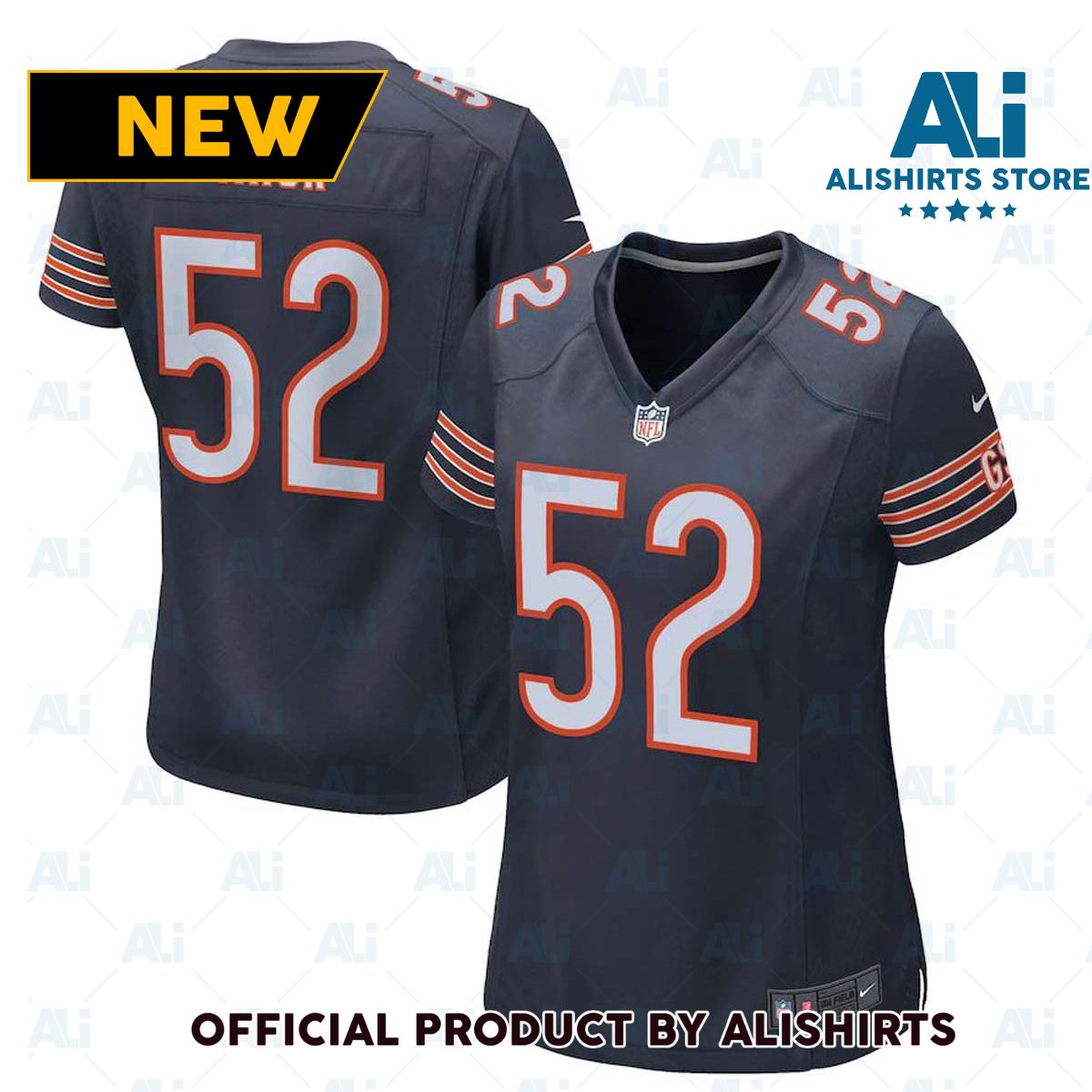 Nike Women's Chicago Bears Khalil Mack  52 Game NFL Football Jersey