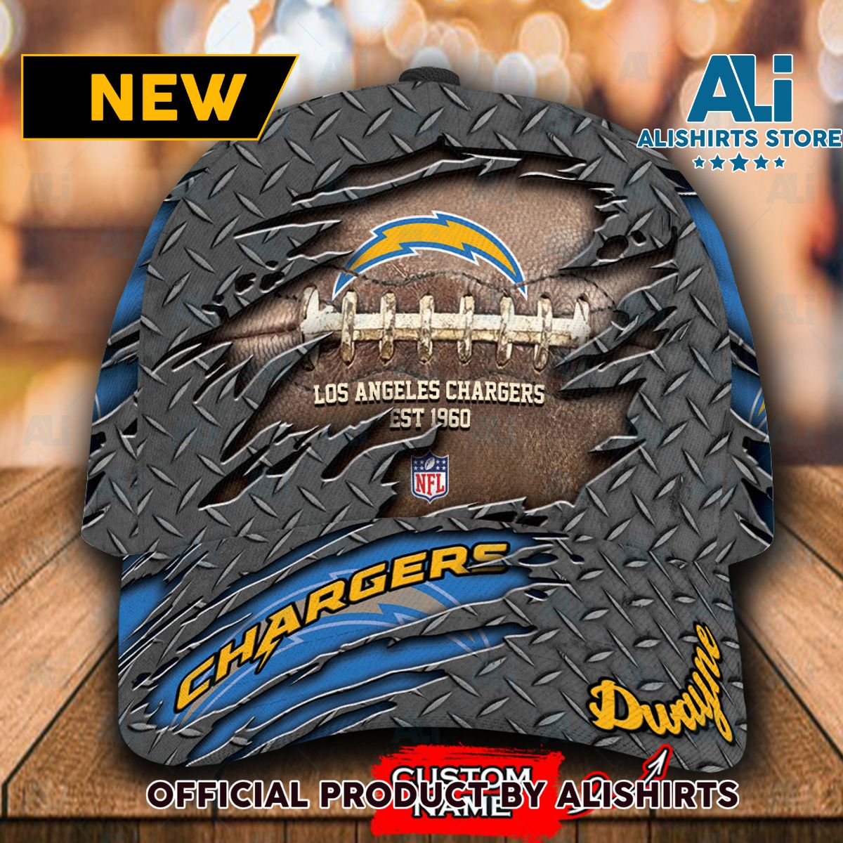 Personalized Los Angeles Chargers Classic Cap