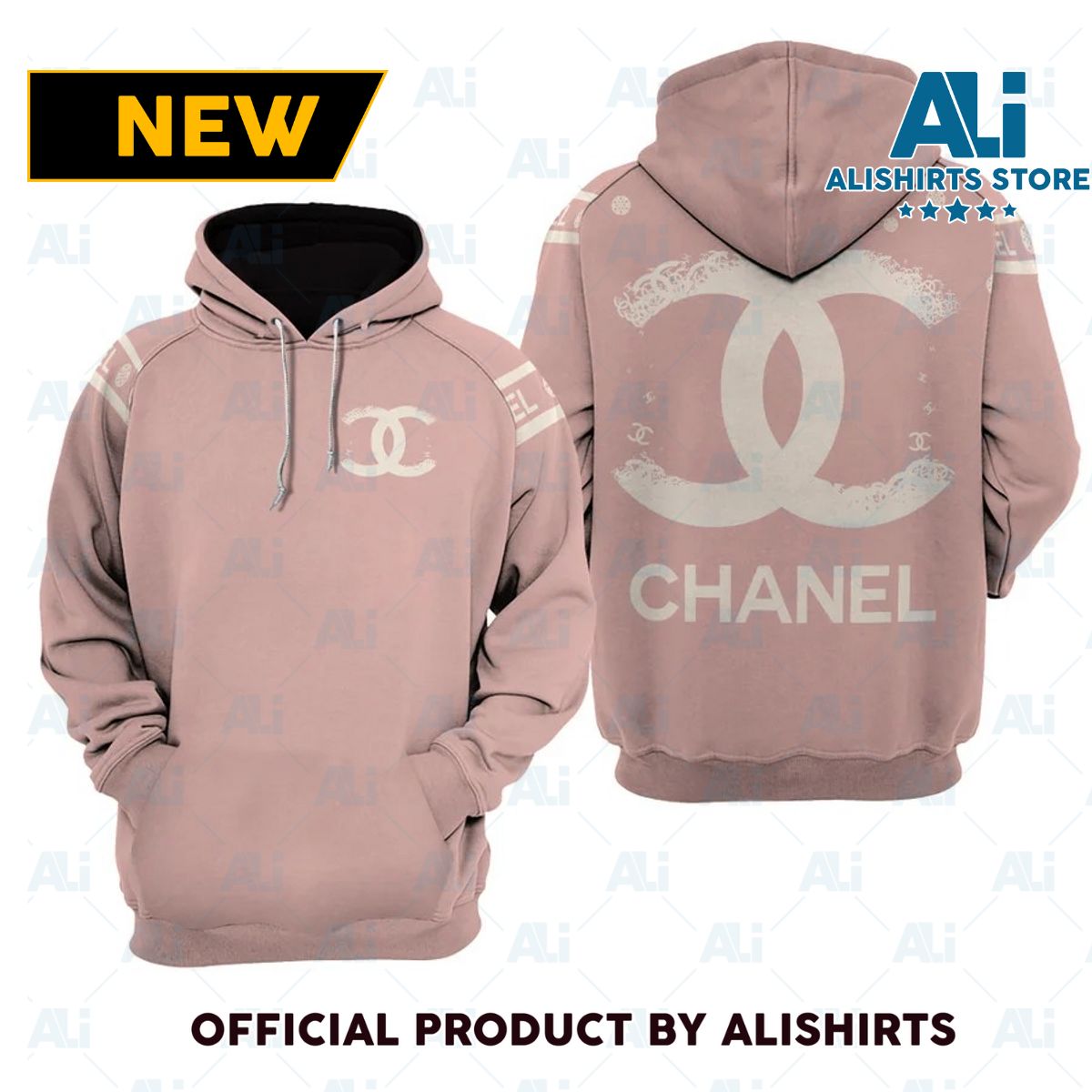 Chanel Pastel Hoodie Luxury Brand Outfits