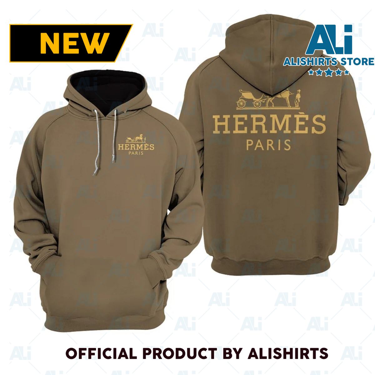 Hermes Paris Hoodie Luxury Brand Outfits