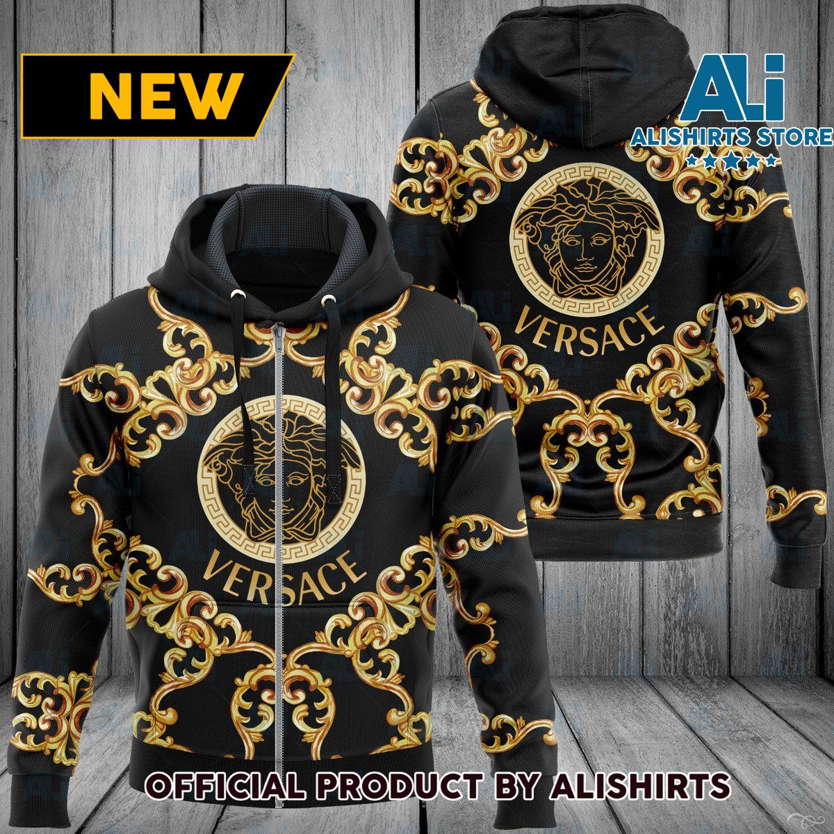 Gianni Versace Italy Hoodie Luxury Brand Outfits