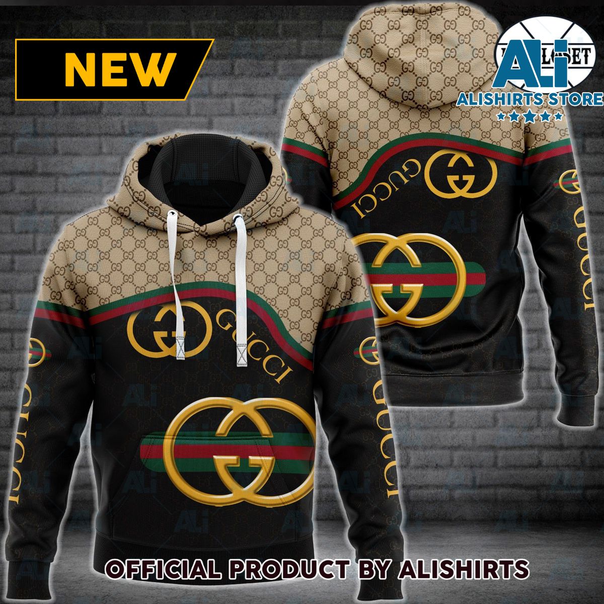 Gucci double-G Hoodie Luxury Brand Outfits