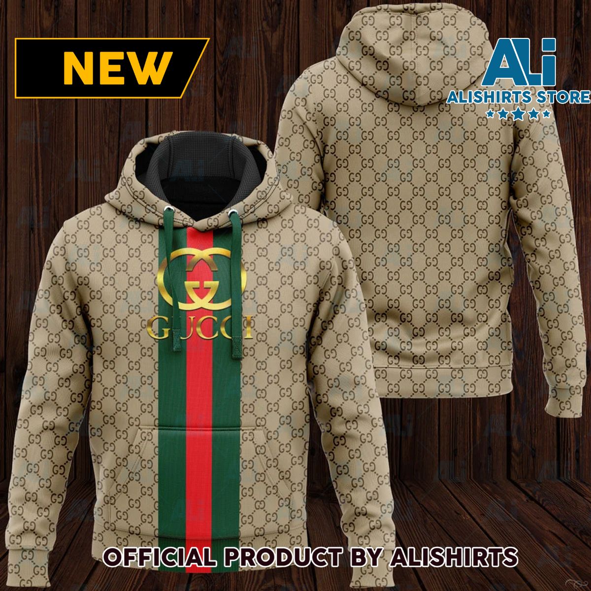 Gucci Brown Sylvie Hoodie Luxury Brand Outfits