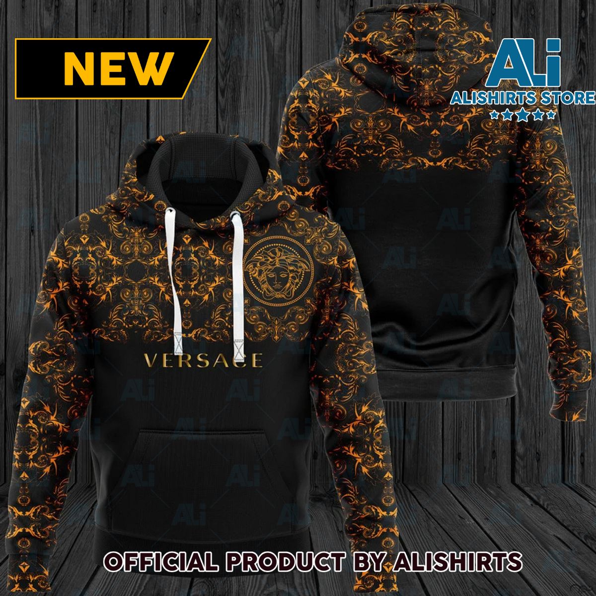Gianni Versace Luxottica Hoodie Luxury Brand Outfits