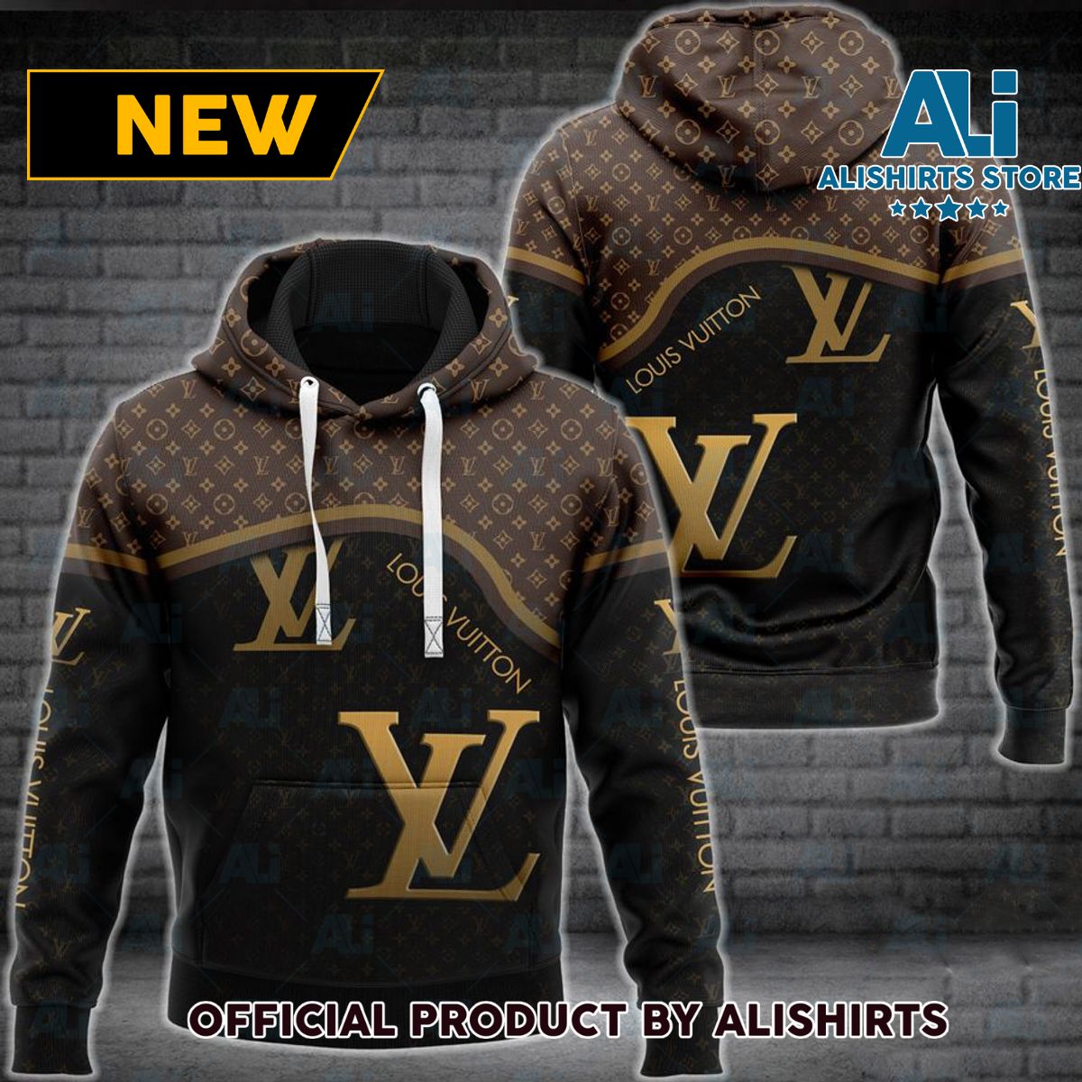 Louis Vuitton LV Reversed Hoodie Luxury Brand Outfits