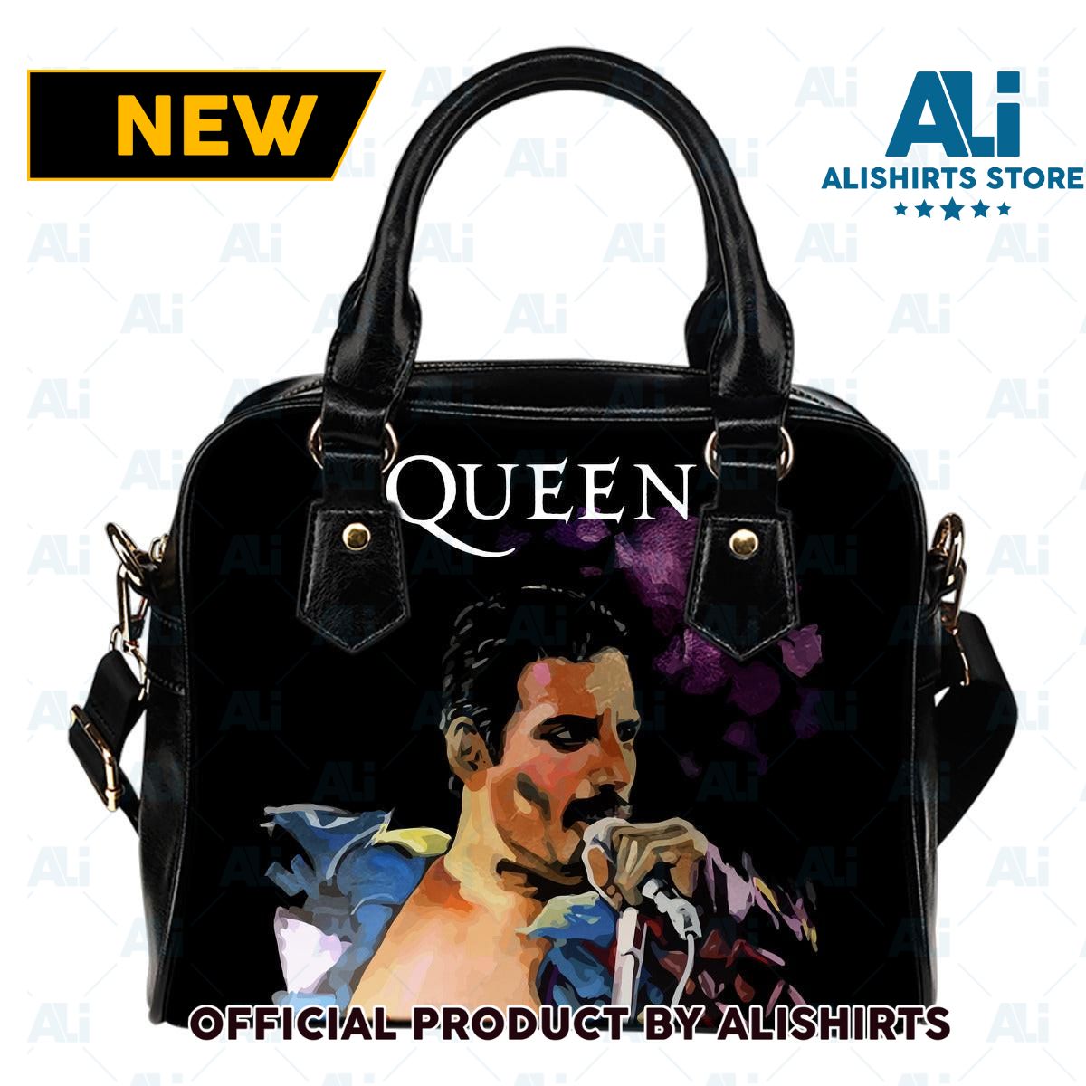 Queen Music Freddie Mercury Personalized Leather HandBags Women Tote Bag