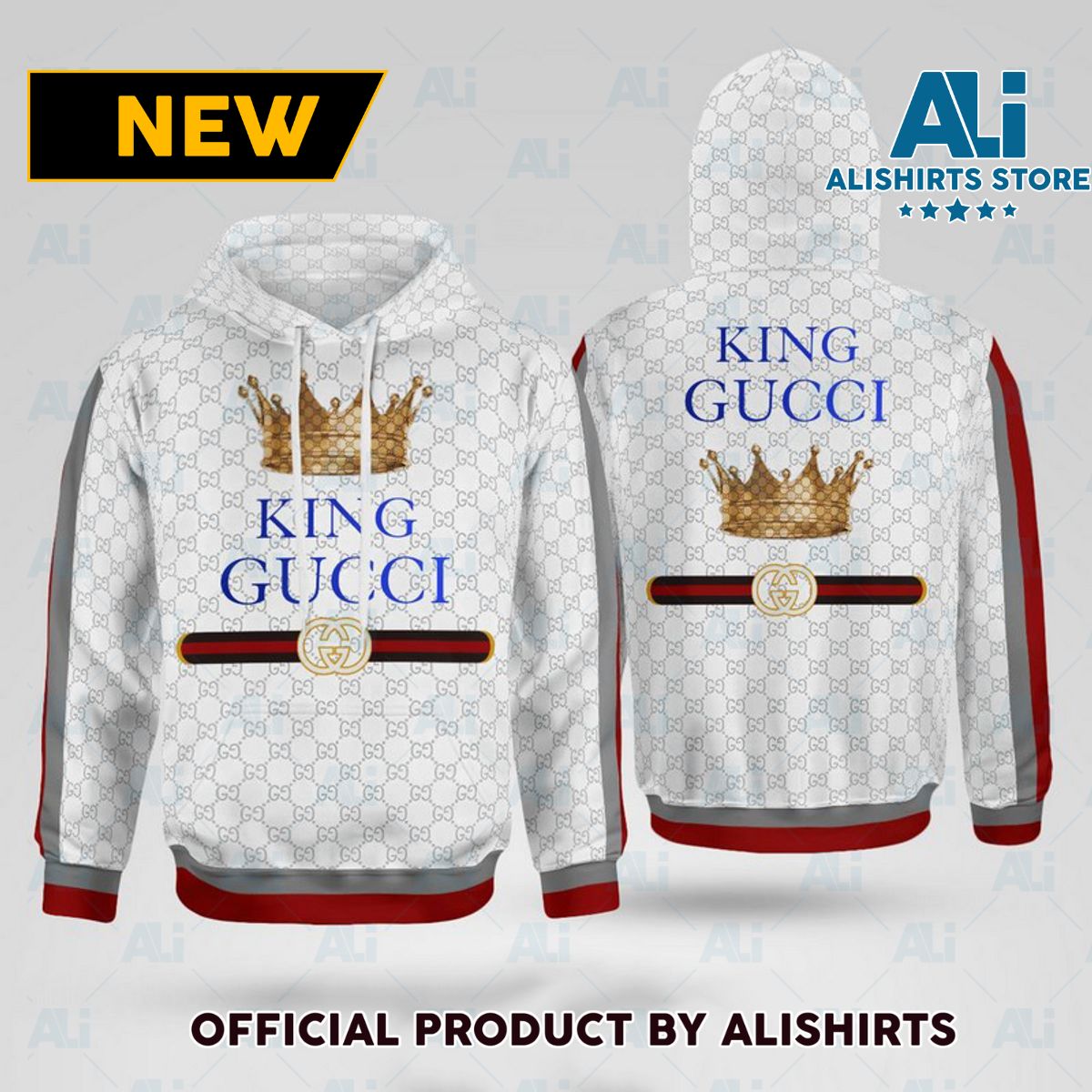 Gucci King Hoodie Luxury Brand Outfits
