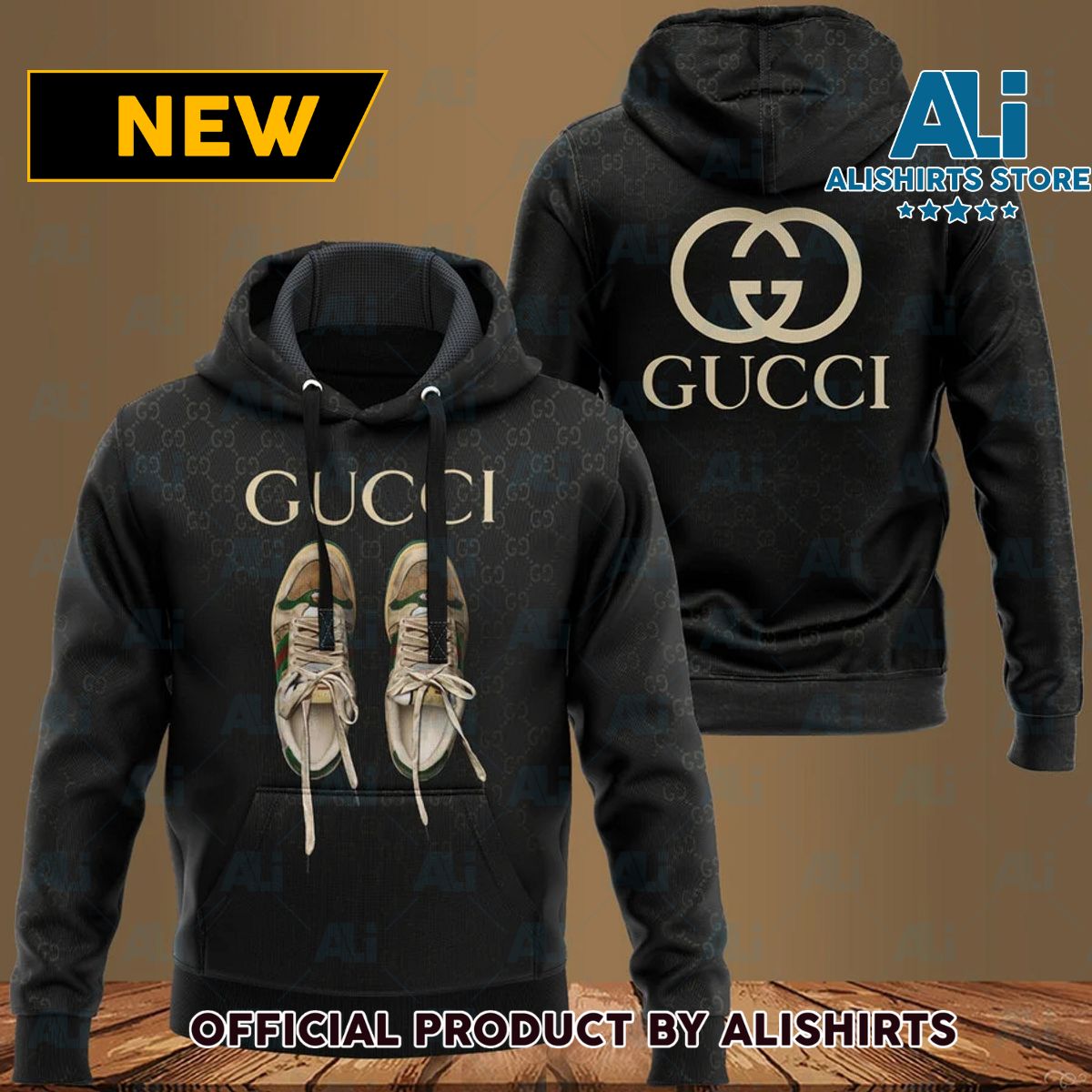 Gucci Wmns Screener Hoodie Luxury Brand Outfits