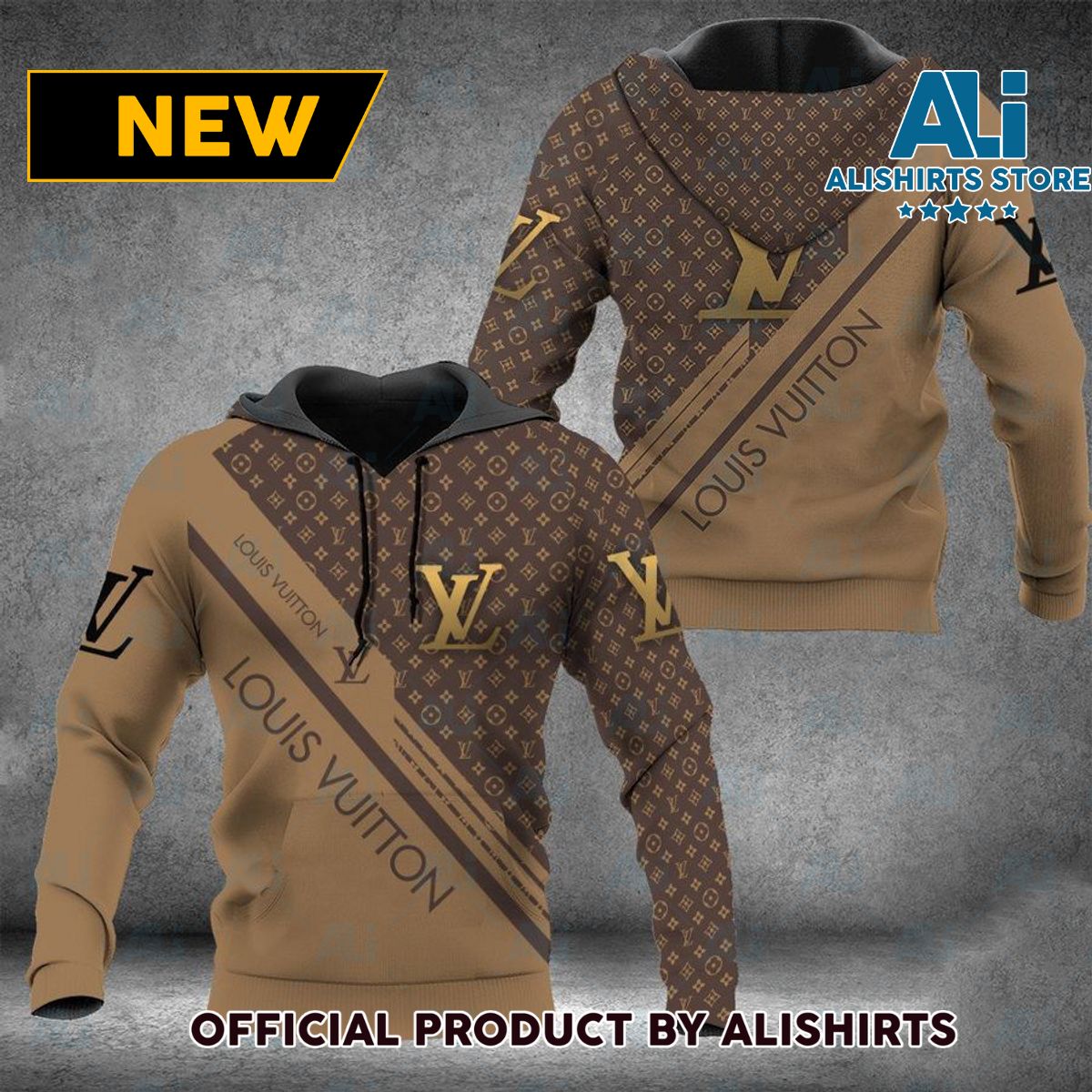 Louis Vuitton LV Brown Since 1854 Hoodie Luxury Brand Outfits