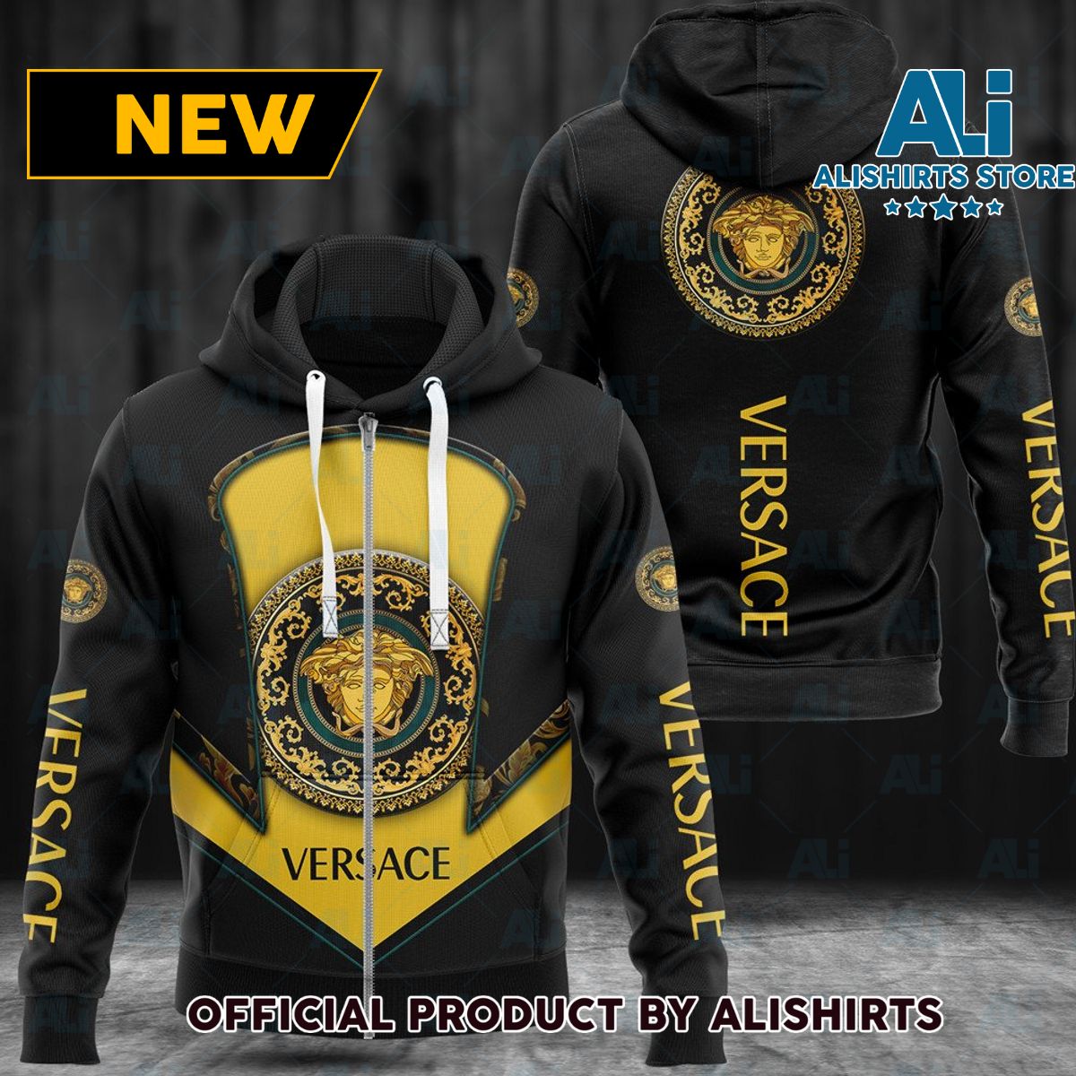 Young Versace Hoodie Luxury Brand Outfits
